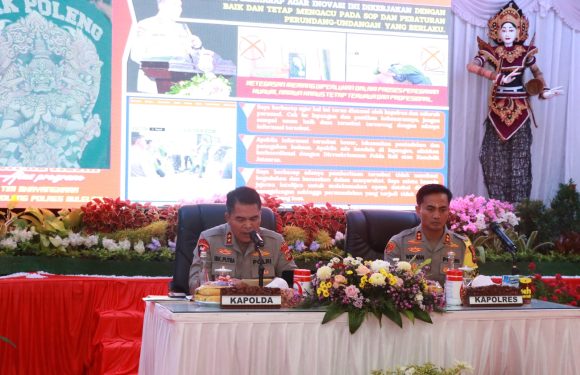 Tatap Muka dan Arahan Kapolda Bali kepada Anggota Polres Buleleng.