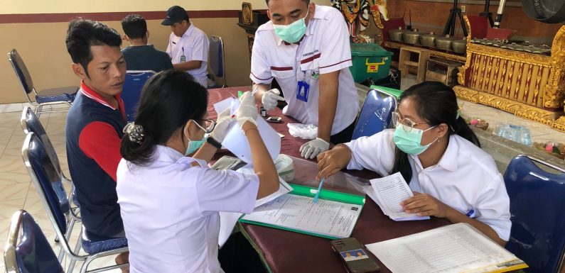 Wujudkan Pelayanan Kesehatan Yang Berkualitas, Rutan Kelas II B Negara Bersinergi Dengan Puskesmas I Negara.