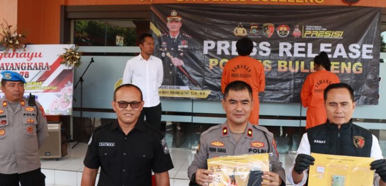Sat Resnarkoba Polres Buleleng Ungkap Kasus Tindak Pidana Narkoba.