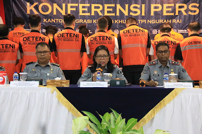 Penyalahgunaan Visa dan Overstay, Kakanwil Kemenkumham Bali: 24 WNA Diamankan, 7 Diantaranya Dideportasi