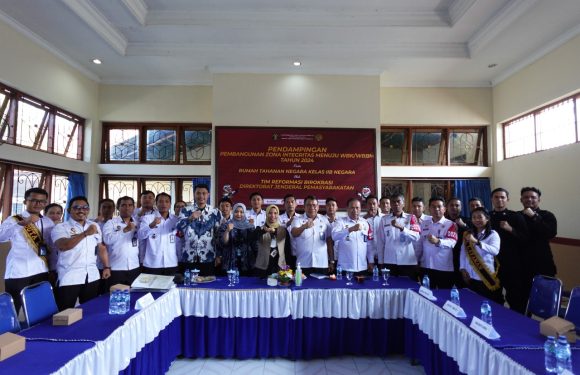 Wujudkan Zona Integritas, Rutan Kelas IIB Negara Terima Kedatangan Tim Reformasi Birokrasi Ditjen PAS.