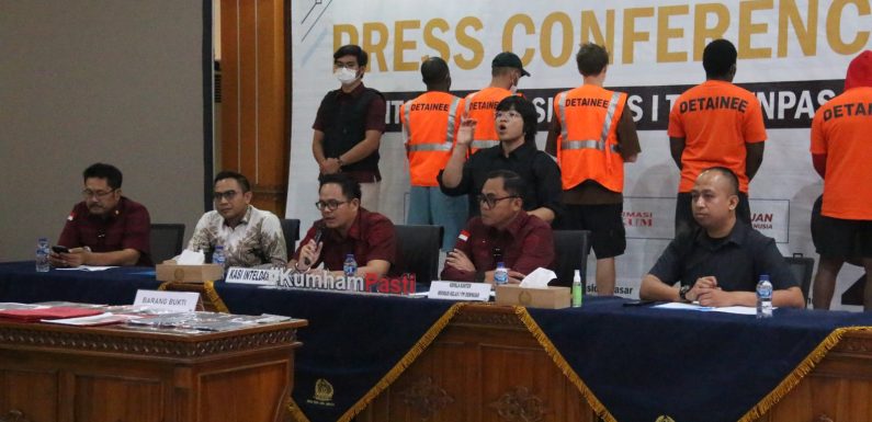 Imigrasi Denpasar Amankan 6 WNA dalam Operasi JAGRATARA.