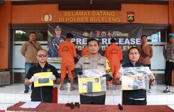 Tim Bhayangkara Goak Poleng Kembali Gulung Tiga Pelaku Kejahatan Narkoba di Bali Utara.