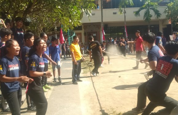 Menyambut HUT RI ke 79 SMP Dwijendra Denpasar Menggelar Beberapa Lomba.