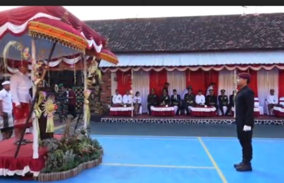 Pada HUT RI ke 79, Rutan Kelas IIB Negara Menggelar Upacara Bendera dan Sekaligus Pemberian Remisi Kepada  Warga Binaan.