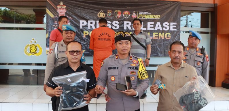 Polsek Singaraja Berhasil Ungkap Kasus Pencurian Uang Melalui E-Banking.