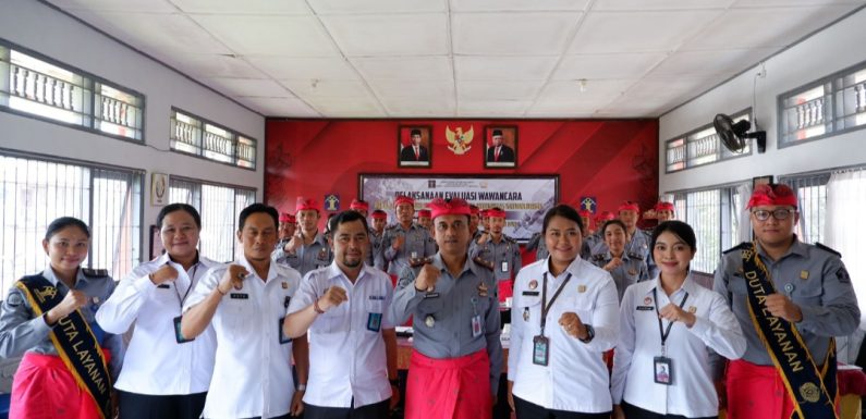 DEKLARASIKAN WILAYAH BEBAS DARI KORUPSI, RUTAN BANGLI TERIMA PENILAIAN NASIONAL TAHAP AKHIR DARI KEMENPAN RB.