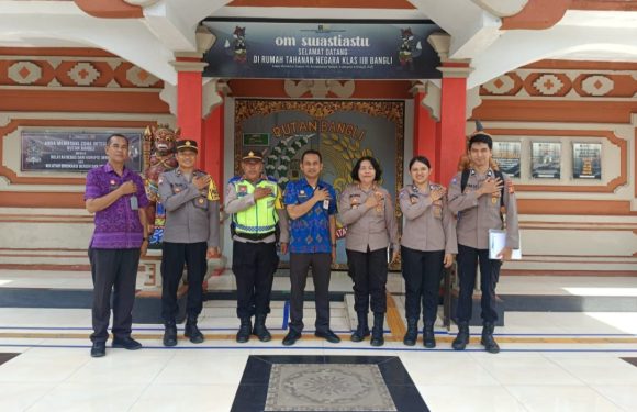 WUJUDKAN SINERGITAS, DITBINMAS POLDA BALI LAKSANAKAN PENDATAAN POLSUSPAS DAN SENPI RUTAN BANGLI.