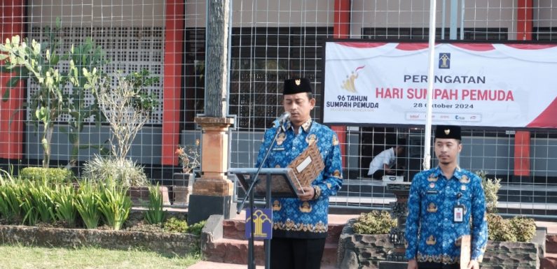 MAJU BERSAMA INDONESIA RAYA, RUTAN BANGLI GELAR UPACARA SUMPAH PEMUDA.