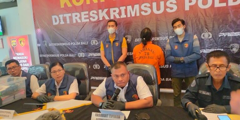 Polda Bali Lakukan OTT Terhadap Oknum Kades Bongkasa, Penerima Fee Proyek BKK.