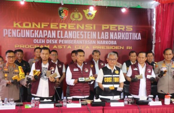 Bareskrim Polri Ungkap Lab Produksi Narkoba di Bali.