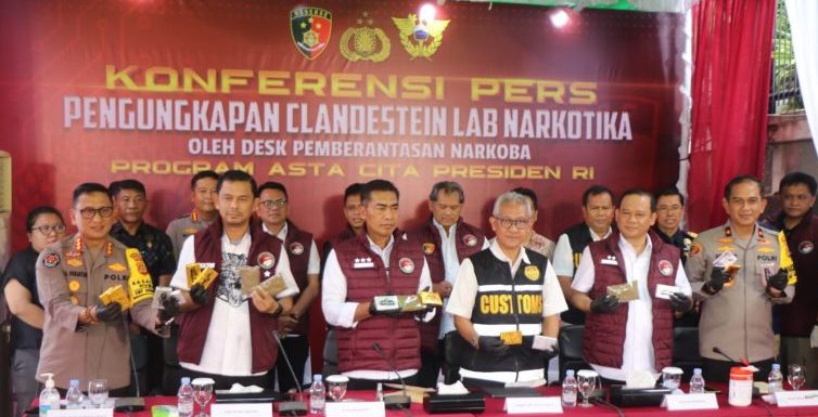 Bareskrim Polri Ungkap Lab Produksi Narkoba di Bali.