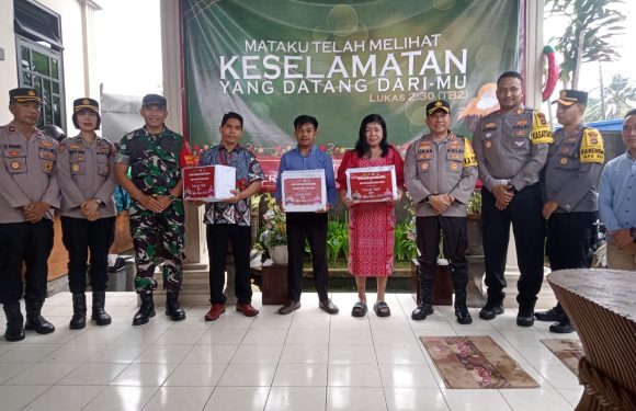 Dandim Dan Kapolres Gianyar Besinergi Pantau Keamanan Ibadah Natal.