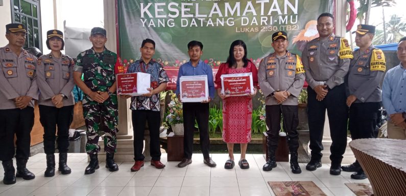 Dandim Dan Kapolres Gianyar Besinergi Pantau Keamanan Ibadah Natal.
