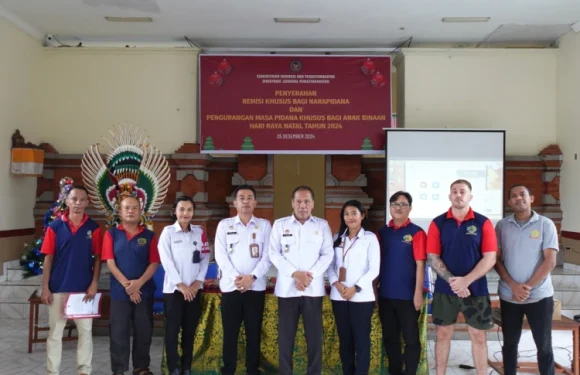Kado Natal, 2 Warga Binaan Rutan Negara Raih Remisi Khusus.