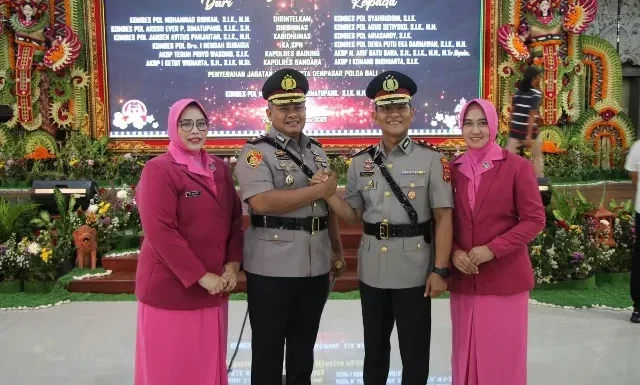 AKBP. M. Arif Batubara Gantikan AKBP. Teguh Priyo Wasono Jadi Kapolres Badung.