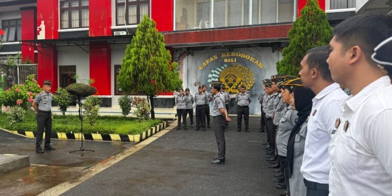PIMPIN APEL PEGAWAI, KALAPAS KEROBOKAN : TINGKATKAN KEWASPADAAN PADA JAM RAWAN.