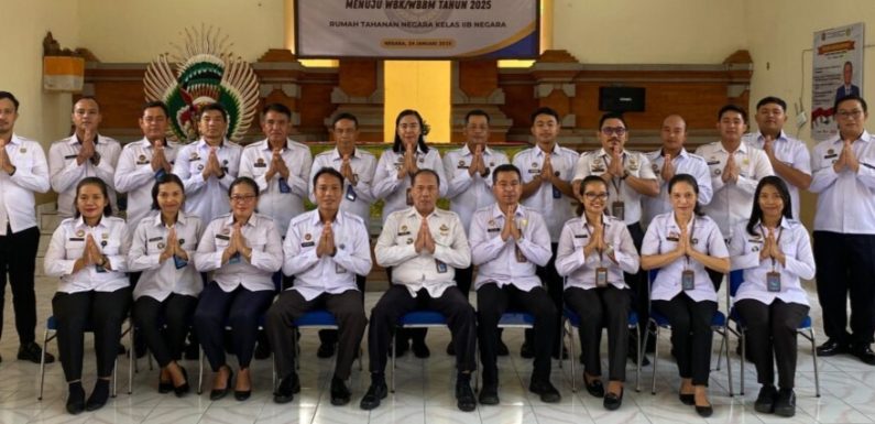 Rutan Kelas IIB Negara siap mewujudkan Wilayah Birokrasi Bersih Melayani.