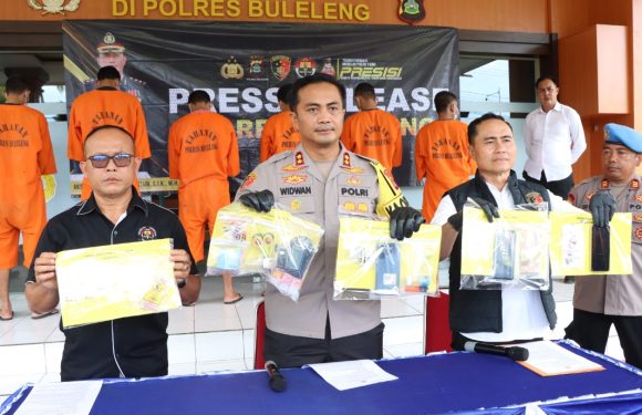 Diawal Tahun 2025, Polres Buleleng Gulung Sindikat Jaringan Kejahatan Narkoba.