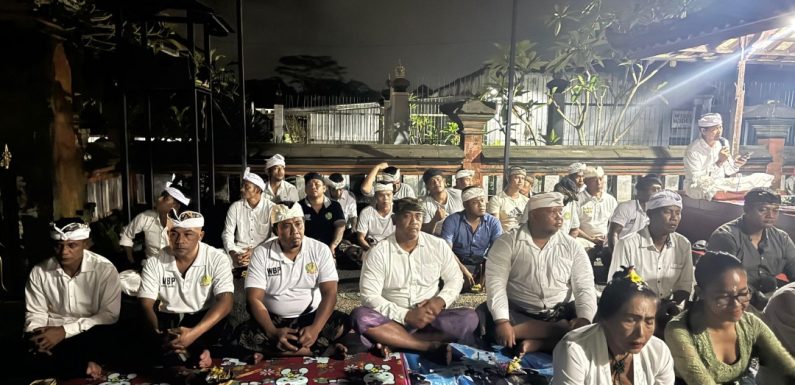 MALAM PERENUNGAN BAGI WARGA BINAAN, RUTAN BANGLI GELAR PERSEMBAHYANGAN SIWARATRI.