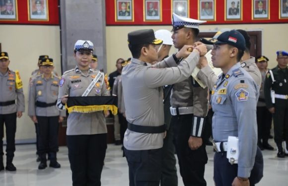 Tertib Berlalu Lintas Guna Terwujudnya Asta Cita, Polda Bali Gelar Apel Keselamatan Agung 2025