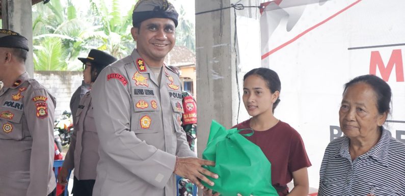 Polres Klungkung Laksanakan Program Minggu Kasih diGelogor, Serap Aspirasi dan Ajak Masyarakat Jaga Kamtibmas.