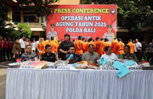 16 Hari Operasi Antik Agung Polda Bali Amankan 149 Pengedar Narkoba.