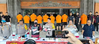 Polda Bali Tetapkan 9 Tersangka Kasus Perkelahian di Finns Beach Club.