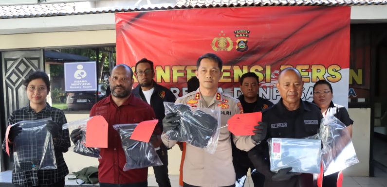 Dua Pelaku Persetubuhan Anak Diamankan Sat Reskrim Polresta Denpasar.
