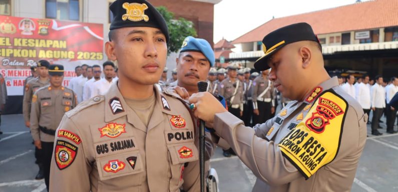 Polresta Denpasar Gelar Operasi Cipkon Agung 2025 untuk Jaga Keamanan Jelang Hari Raya.