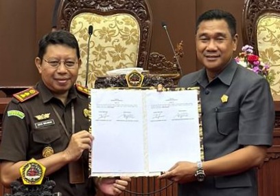 DPRD Gianyar-Kejari Gianyar Tandatangani Kesepakatan Penanganan Masalah Hukum.