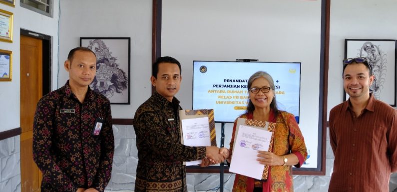 Rutan Bangli Tandatangani Kesepakatan Dengan Universitas Warmadewa.