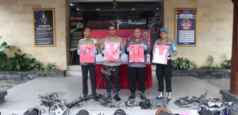 Polres Klungkung Ungkap Curanmor Anak Dibawah Umur di Wilkum Klungkung.