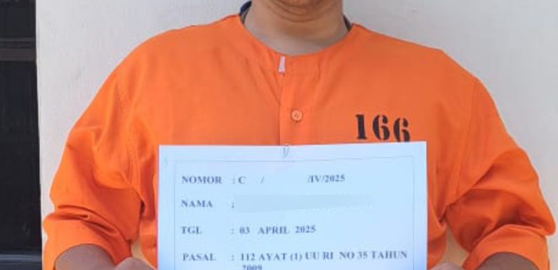 Simpan Tembakau Sintetis, GMP  Diamankan Satres Narkoba Polresta Denpasar.