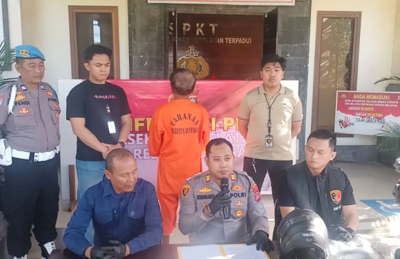 Pelaku Pembakaran Villa di Pecatu Diamankan Polisi.