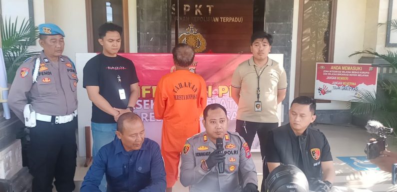 Pelaku Pembakaran Villa di Pecatu Diamankan Polisi.
