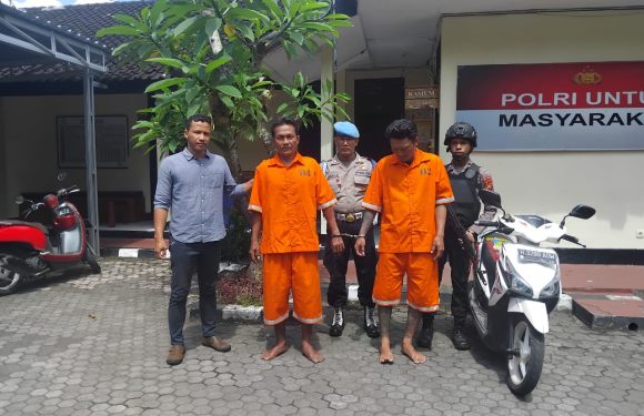 Curi Motor Terparkir, Polsek Denpasar Utara Amankan Dua Pelaku Salah Satunya Residivis Kasus Pengeroyokan.