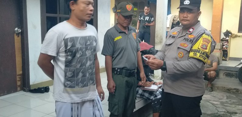 Polsek Kuta Selatan Jaring 10 Pendatang Non Permanen di Kelurahan Benoa.