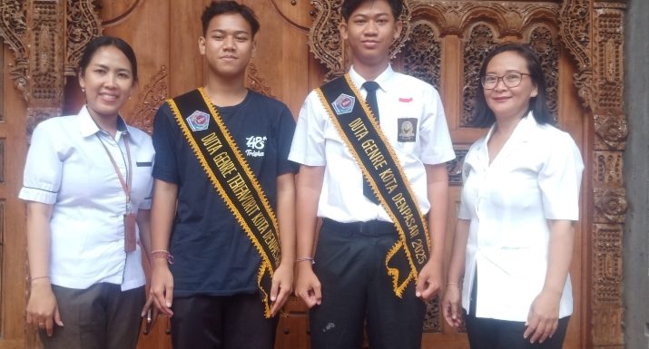 Siswa SMK 3 Denpasar Berhasil Meraih Juara I Sebagai Duta Genre Kota Denpasar 2025 dan Juara Favorit Duta Genre Kota Denpasar 2025.