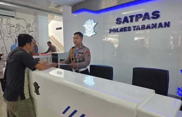 Satpas Polres Tabanan Memiliki 4 Zona Layanan.