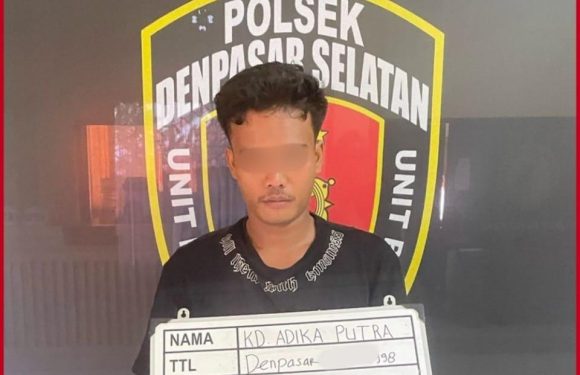 Unit Reskrim Polsek Denpasar Selatan Amankan Pelaku Pencurian Burung Yang Viral di Media Sosial.