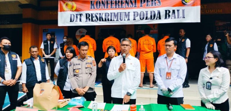 Ungkap Tindak Pidana Pornografi & Kekerasan Anak, Polda Bali Tetapkan 6 Tersangka.