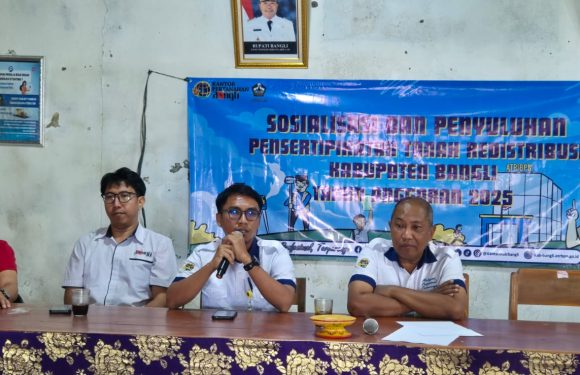 Pemahaman Hak Atas Tanah, Kantor Pertanahan Bangli Gelar Penyuluhan Redistribusi Tanah di Desa Satra Kintamani Bangli.