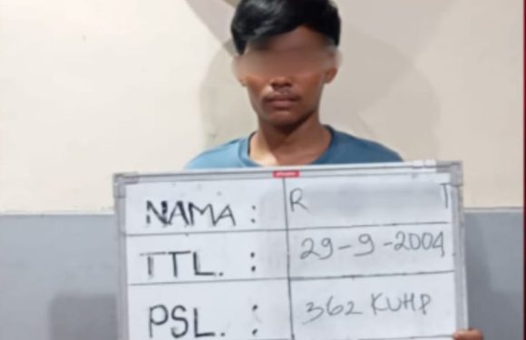 Curi Motor di Depan Kos-kosan, Mahasiswa Asal Banyuwangi Diringkus Polsek Dentim.