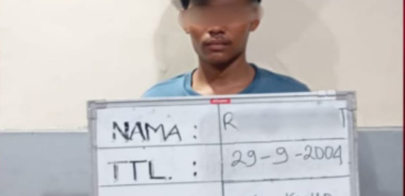 Curi Motor di Depan Kos-kosan, Mahasiswa Asal Banyuwangi Diringkus Polsek Dentim.