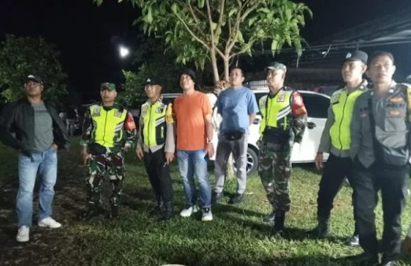 Koramil 07/Payangan Terjunkan Personel Amankan Acara Hiburan Pesta Rakyat.