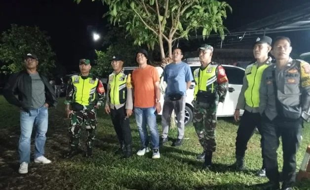 Koramil 07/Payangan Terjunkan Personel Amankan Acara Hiburan Pesta Rakyat.