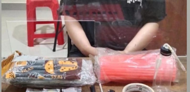 Sita Puluhan Paket Sabu, Satresnarkoba Polresta Denpasar Amankan Pria Asal Kediri.
