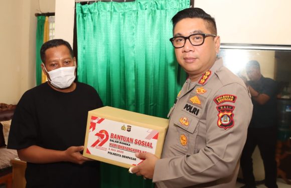 Kapolresta Denpasar Gelar Anjangsana dan Home Visit dalam Rangka HUT Bhayangkara Ke-79.