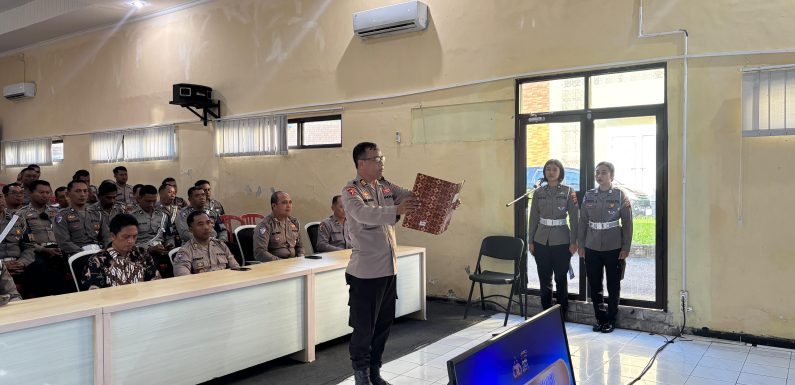 Polres Jembrana Gelar Pembukaan Latihan Pra Operasi Patuh Agung 2025, Tekankan Tertib Lalu Lintas Humanis.